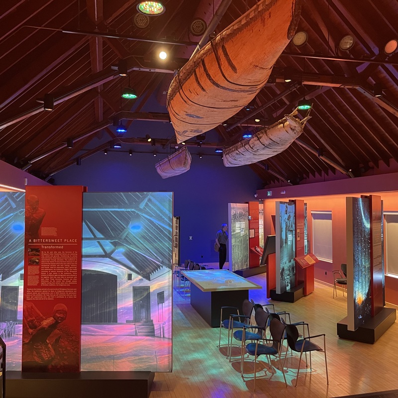 View of Reclaiming Shingwauk Hall
 – Co-curation, interpretation, and graphic design by Trina Cooper-Bolam for the Children of Shingwauk Alumni Association and Algoma University